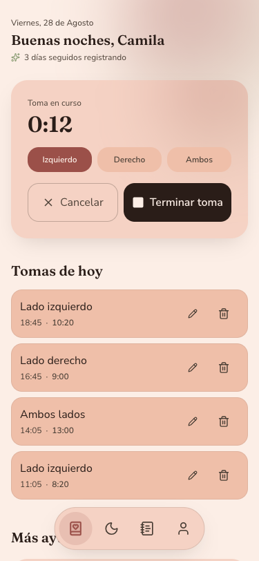 Tu primer Diario de Tomas
